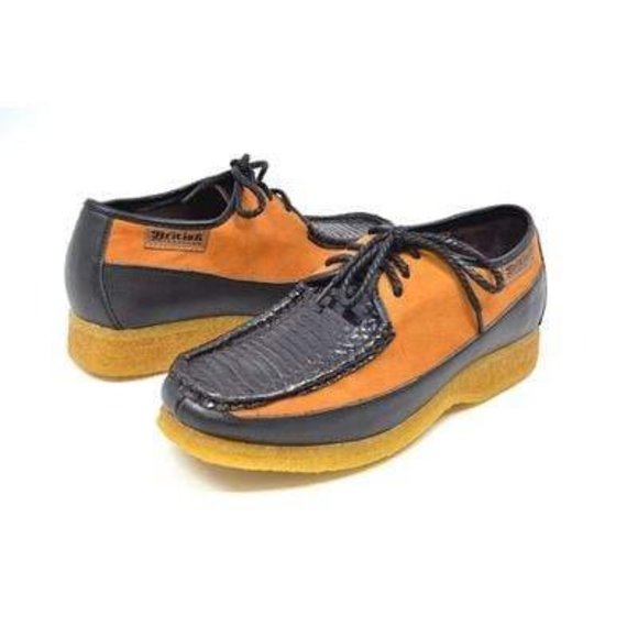 British Walkers Crown Men´s Brown and Rust Snake...